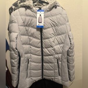 Nautica puffer faux fur jacket.